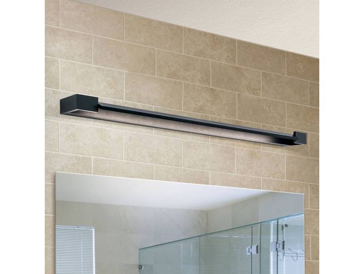 ORION Wandleuchte Mariln, schwarz, für Badezimmer, Aluminium, Modern