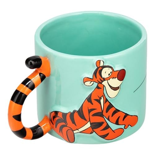 Paladone Disney Tigger Tail grote keramische mok Winnie The Pooh koffiekop voor thee en warme chocolademelk