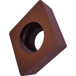 Drehwendeschneidplatte ISO CCMW 060204:T8415 D.2,8mm PVD beschichtet Goldbraun