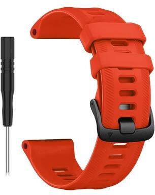 Inspired Finds Sports Silicone Replacement Strap For Garmin Forerunner 965 955 945 935 745 22mm Soft, Durable, And Adjustable Watch B red for Forerunner 970
