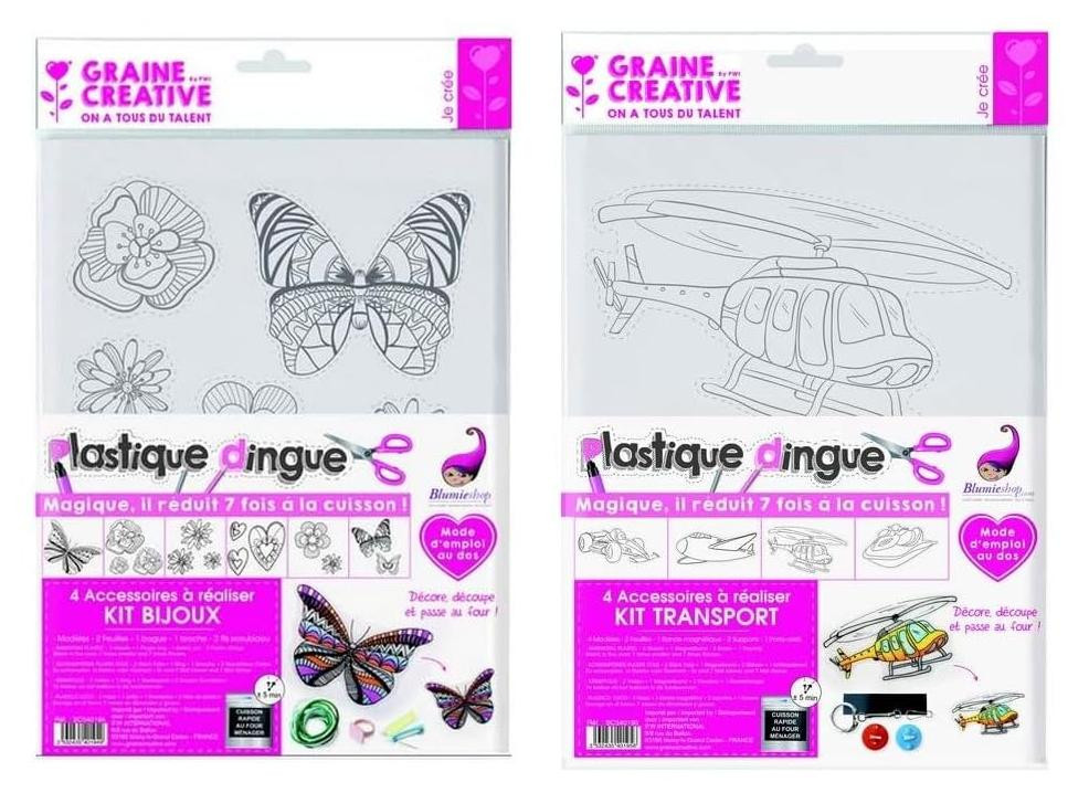 Crazy Plastic 2 Creatieve knutselsets voor sieraden en transport van kunststof