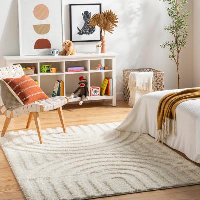 Teppich LIVABLISS "SAVANNAH", beige, B:200cm H:34mm L:275cm, Polyester, Teppiche, Teppich