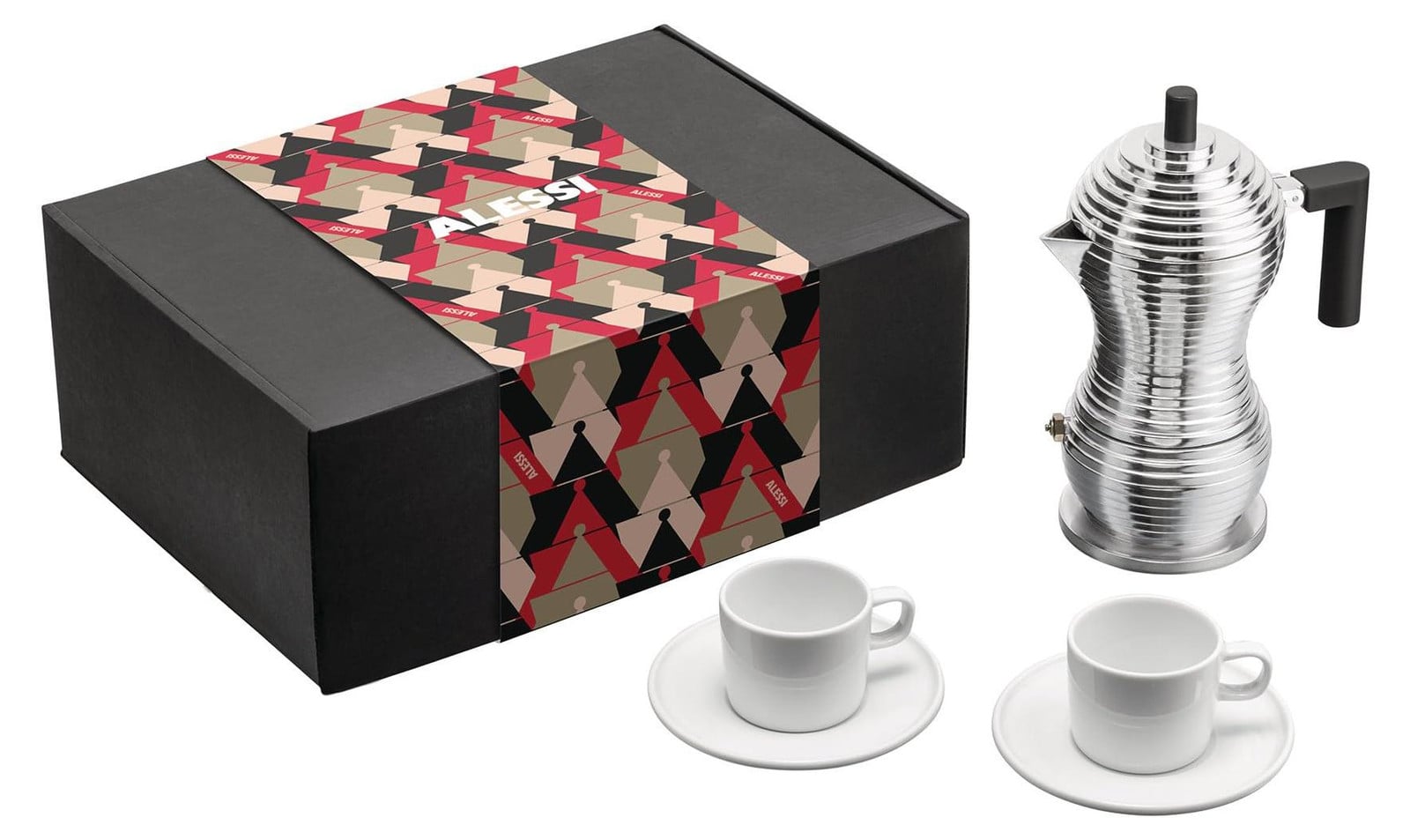 Dripio Moka-kan Pulcina koffiezetapparaat voor 2 kopjes, meerkleurig