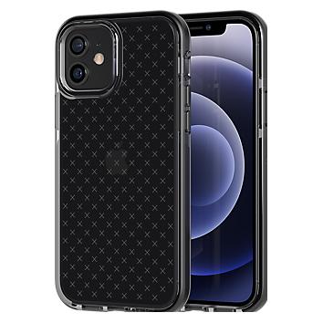 tech21 Evo Check Case for iPhone 12/12 Pro - Black (Apple iPhone 12, Realme 12 Pro+) (T21-8373)