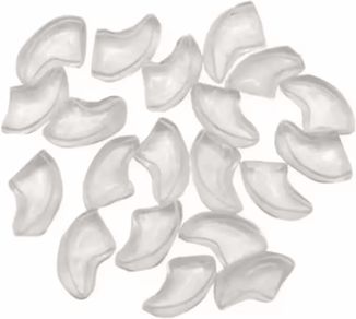 Inspire Curations SoftPaws Silicone Cat Nail Caps Set (20 Piece) clear l