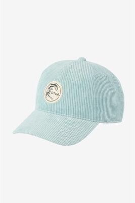 O'Neill s O'riginals Patch Dad Cord Hat in Pastel Blue, Polyester