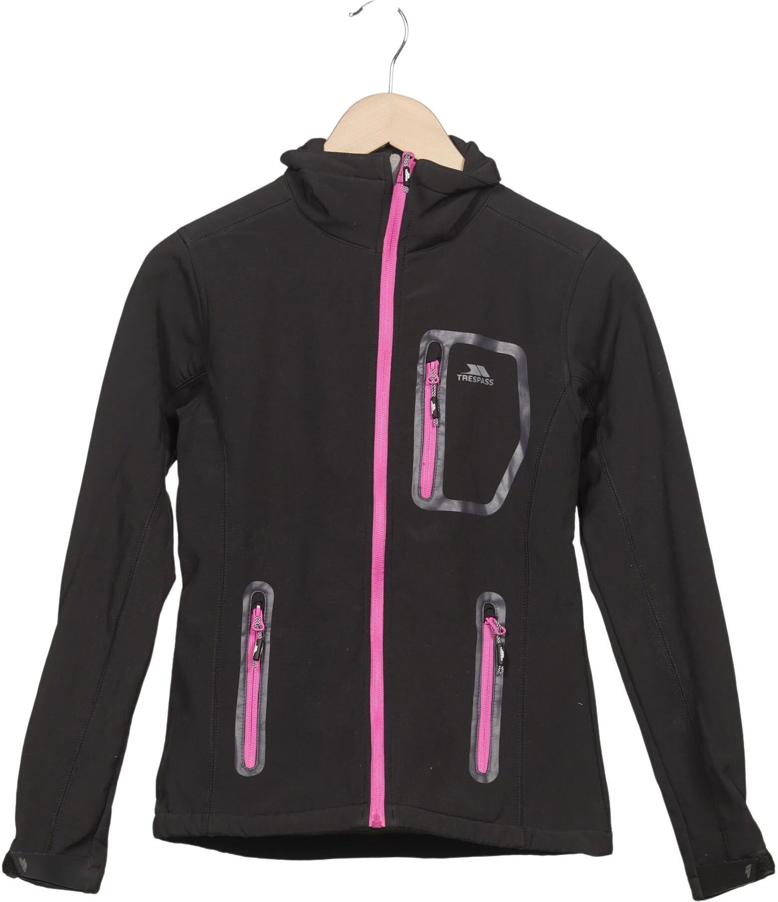 Trespass Damen Jacke, Schwarz, Gr. XS, Synthetik - Second Hand