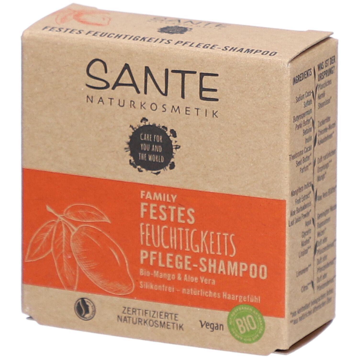 Sante Family festes Feuchtigkeits Pflege-Shampoo 60 g Shampoo