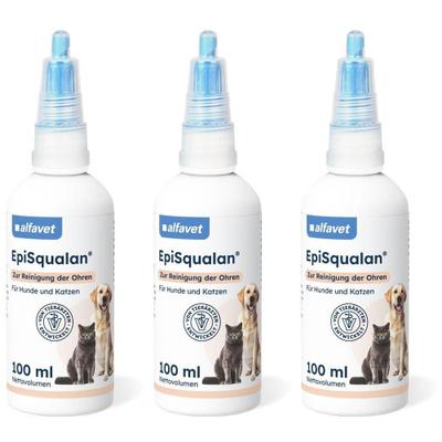Episqualan Ohrreiniger f.Hunde/Katzen x3 3x1x100 ml Liquidum