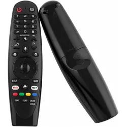 Azurano Fernbedienung Magic Remote AN-MR18BA, AGF79298801 für 2018 LG Smart TV mit Sprachsteuerung, Mausfun (Gerätespezifische Fernbedienung, Infrarot, Radio Frequency (RF)), Fernbedienung, Schwarz