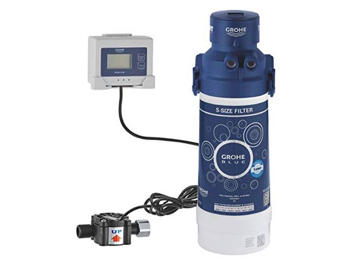 GROHE Blue, Filter Starter-Set,, für GROHE Blue Wassersysteme Filterpatrone zur Wasseraufbereitung, reduziert geschmacksstörende Stoffe und Kalk, einfacher Filterwechsel (40438001)