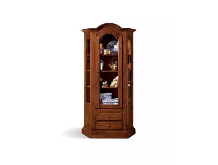 JVmoebel Vitrine Luxus Vitrine aus Holz und Glas im eleganten Art Deco Design (1-St., Vitrine) Made in Europa
