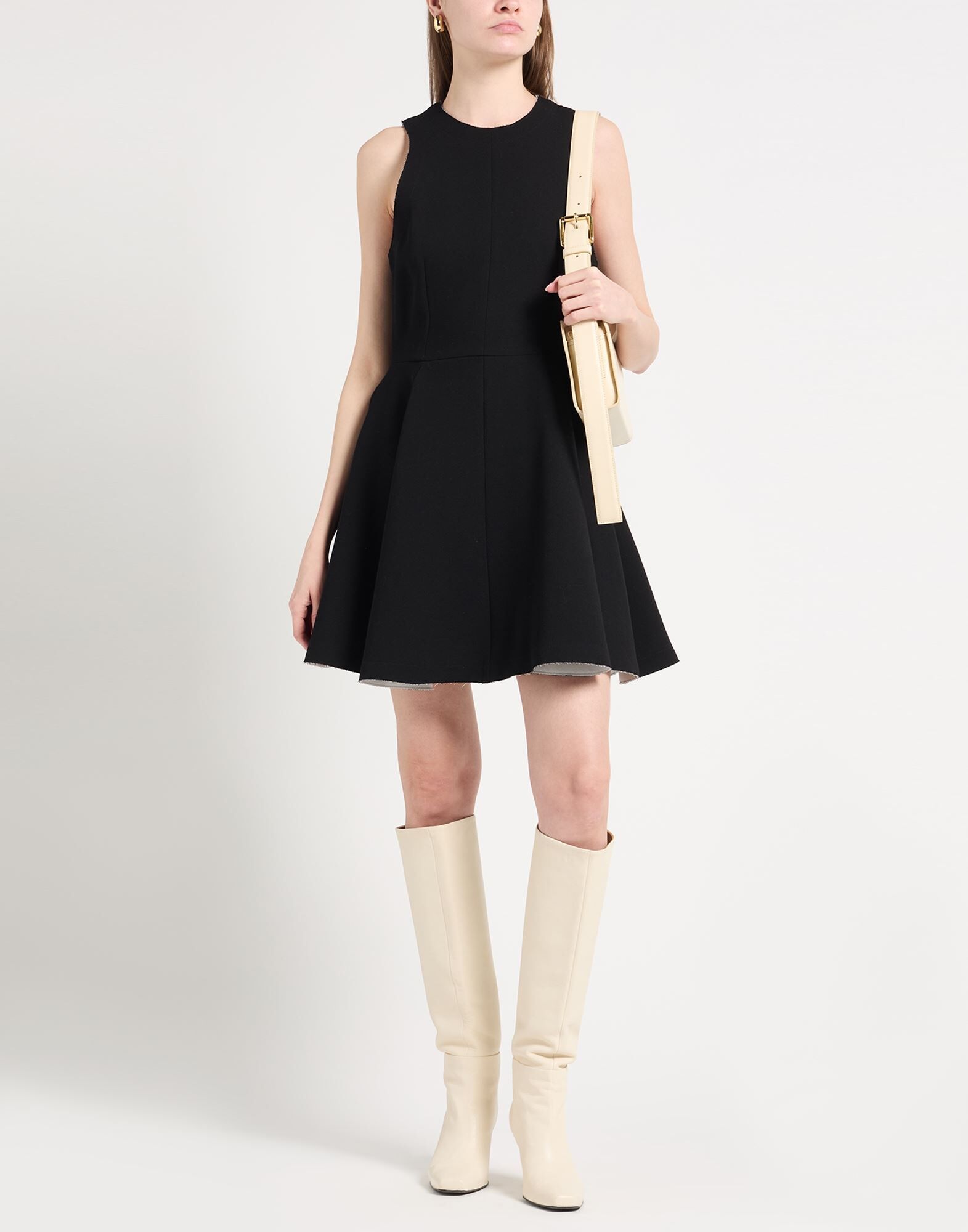 Ami Alexandre Mattiussi Minivestido Mujer Negro 36,38,40 Mujer