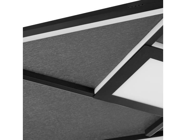 Brilliant Hängelampe Hardy, schwarz, für Wohn- / Esszimmer, Textil / Stoff / Seide, Modern
