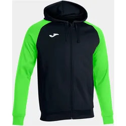 JOMA Academy IV Kapuzen-Trainingsjacke Kinder 117 - schwarz/neongrün 92