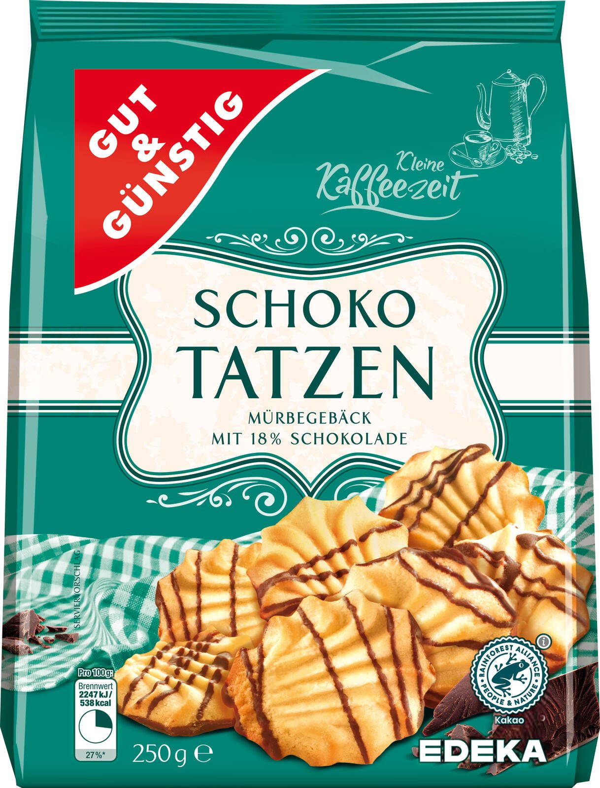 GUT&GÜNSTIG Schokotatzen 250,0 g 3177632009