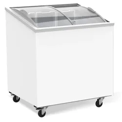 Tiefkühltruhe mit Glasdeckel 198 Liter | 767x659x879 mm