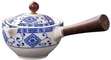 Uplift Treasures Automatic Rotating Ceramic Teapot Kungfu Tea Maker 1pc 01