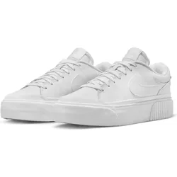 NIKE Court Legacy Lift Plateau Sneaker Damen 101 - white/white-white 42.5