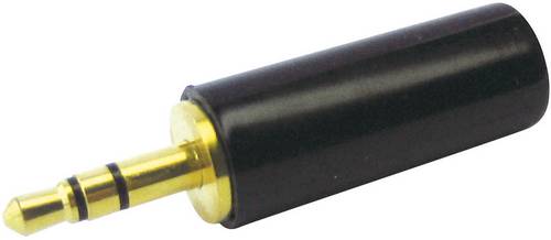 Cliff FT6301 Klinken-Steckverbinder 3.5mm Stecker, gerade Polzahl: 3 Stereo Schwarz