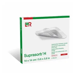 Lohmann & Rauscher Suprasorb H Hydrokolloidverband, steril, mit Haftrand 5 St