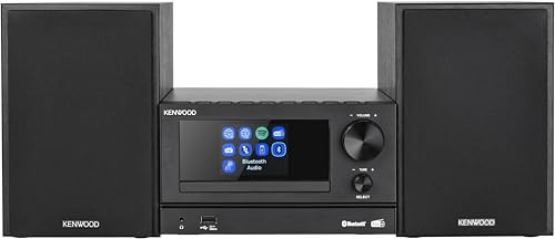 Kenwood Micro HiFi-stereo-installatie M-7000S met internetradio, DAB+, Bluetooth en WiFi, zwart