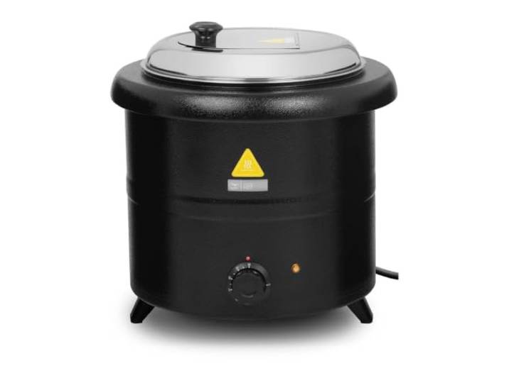 Professionelle elektrische Suppenschüssel, 13 l, 600 W, schwarz, 14_0003512