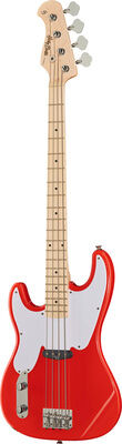 Harley Benton PB-50 LH FR Vintage Series Fiesta Red