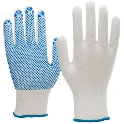 AS Arbeitsschutz Arbeitshandschuhe | 12 Paar Nitras Strickhandschuhe | Gr. 6