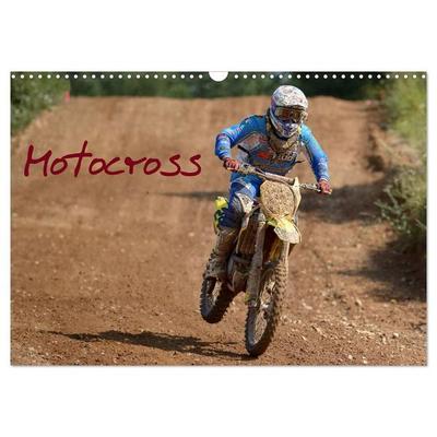 Motocross - Terminplaner (Wandkalender 2027 DIN A3 quer), CALVENDO Monatskalender