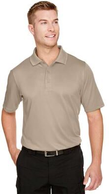 Harriton M348 Men's Advantage Snag Protection Plus Polo Shirt in Khaki size 6XL   Polyester