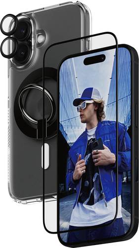 PanzerGlass 4-in-1 Protection Displayschutzglas Apple iPhone 16 1 St. Anti-Fingerprint, kratzfest B1291+2861+1283+S