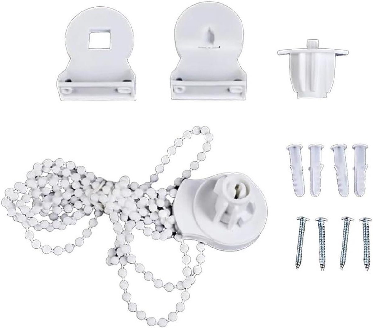 Rolgordijn Controller Kralenketting Set Grijs - 3 Meter