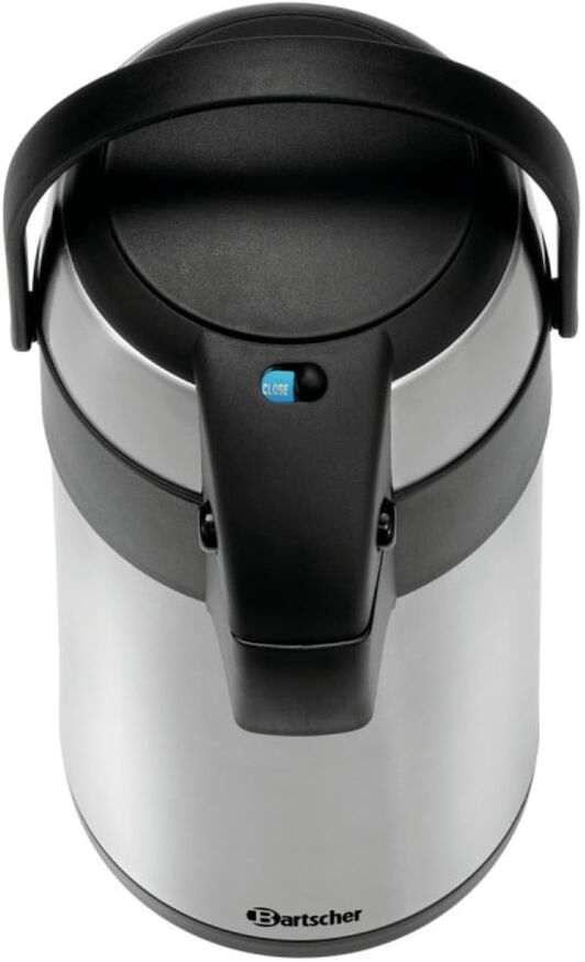 Thermos à pompe 3 l double paroi bartscher Gris 17x38x17cm