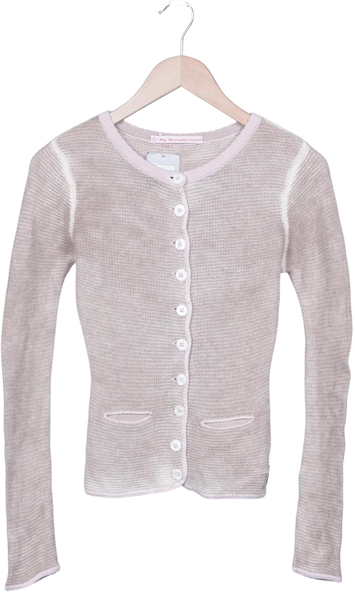 My Herzallerliebst Damen Strickjacke, Beige, Gr. S, Kaschmir - Second Hand