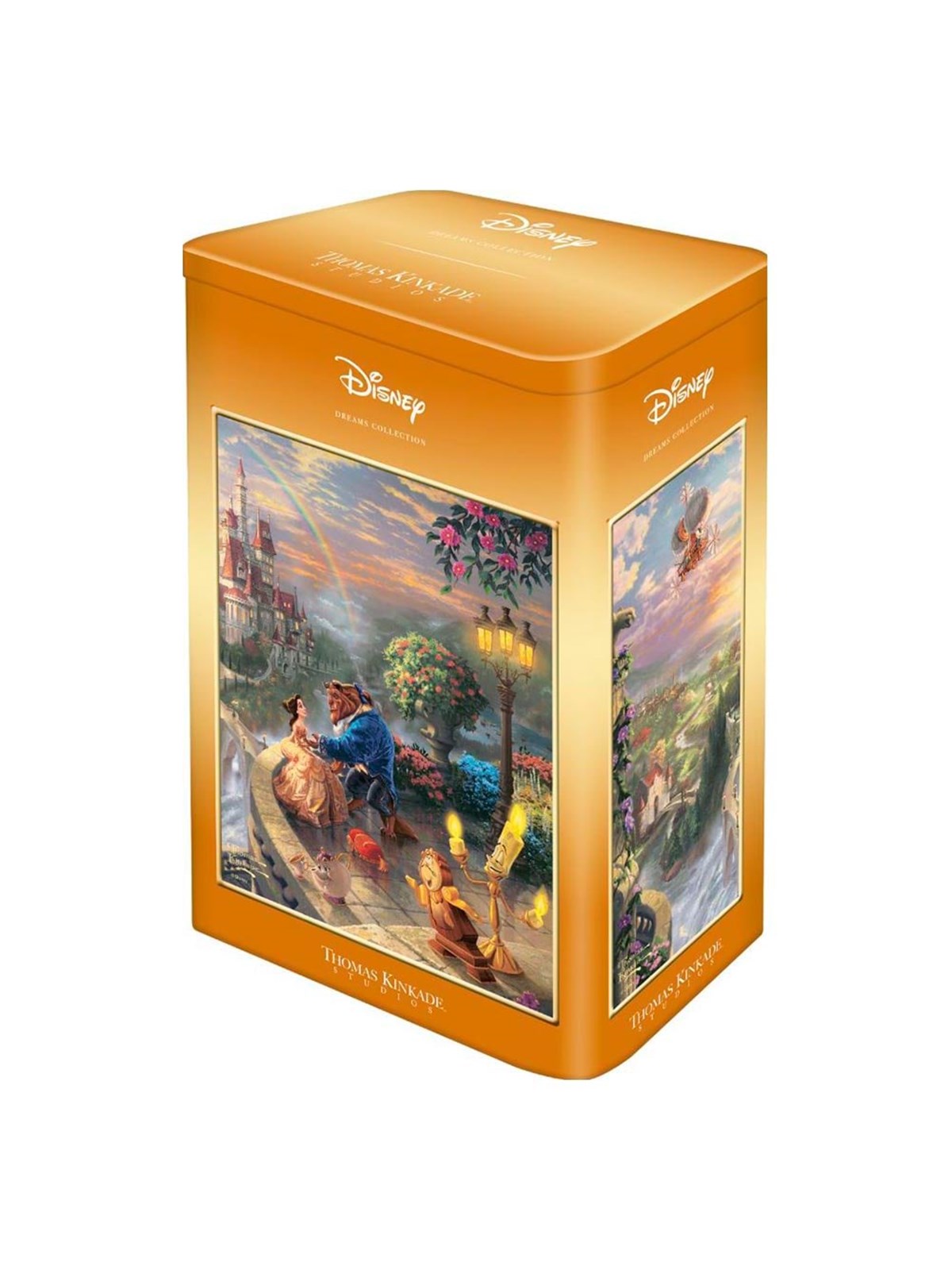 Schmidt Puzzle Tin - Thomas Kinkade: Disney - Beauty and the Beast (500 Pieces) 2D Puzzles