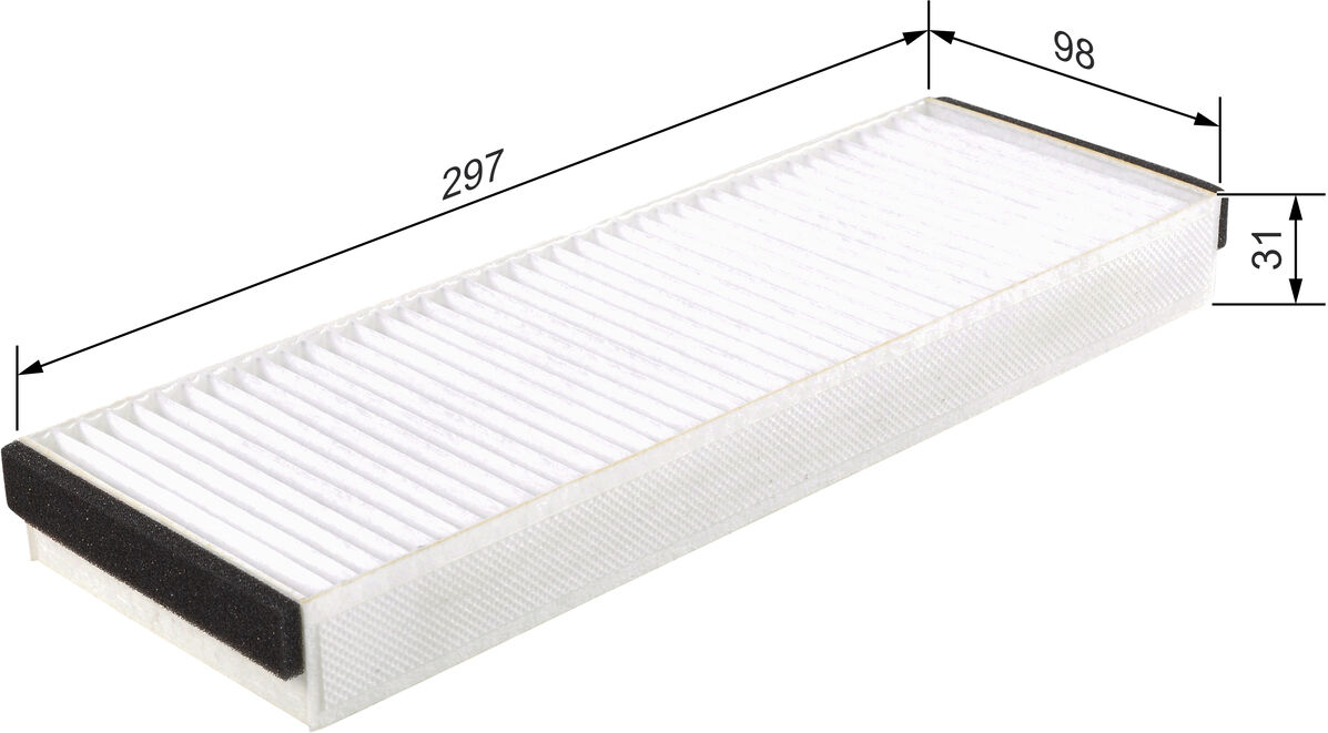 Bosch Filter, Innenraumluft 1 987 432 122 Für Vw