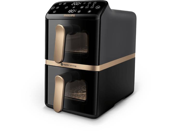 Philips 4000 series Dual-Stacked Dubbele Airfryer - NA462/70 - 10L - 6 programma's