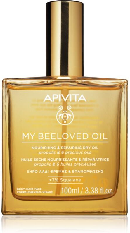 Apivita My Beeloved Oil pflegendes Trockenöl für Gesicht, Körper und Haare 100 ml