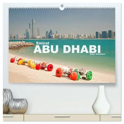 Emirat Abu Dhabi (hochwertiger Premium Wandkalender 2027 DIN A2 quer), Kunstdruck in Hochglanz