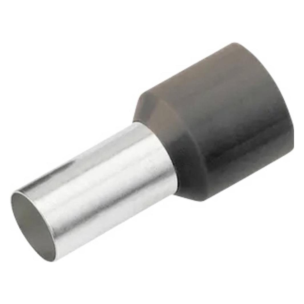 Cimco 187119 Aderendhülse 1.5 mm² Teilisoliert Schwarz 100 St. (187119)