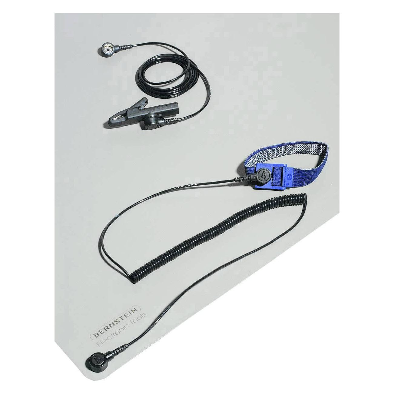 Bernstein ESD-Tischmatten-Set Platin-Gra (Statikschutz) (9-361)