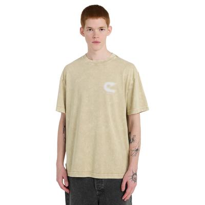 T-Shirt ELEMENT "Lab", Herren, Gr. L, beige (aluminum), Obermaterial: 100% Baumwolle., Shirts T-Shirt