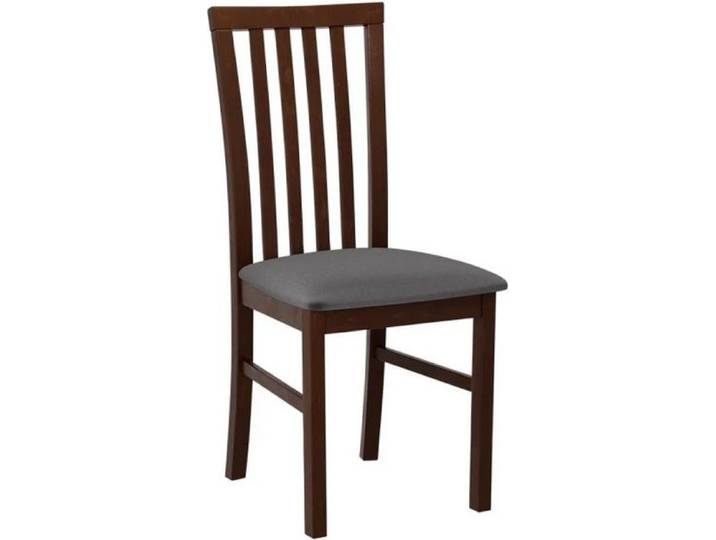 MIRJAN24 Stuhl Milano I, Esszimmerstuhl aus Buchenholz, 43x40x93 cm (Holzfarbe: Nuss, Stofffarbe: Kronos 22)