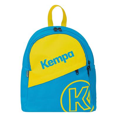 Rucksack KEMPA "Rucksack Team Junior", Kinder, Gr. NOSIZE, blau (kempablau, gelb), Obermaterial: 100% Polyester PES., Rucksäcke Rucksack