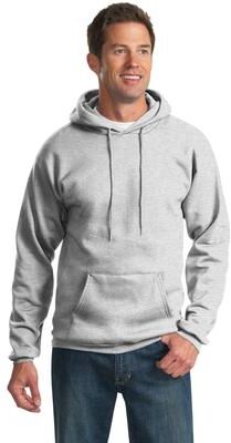 Port & Company PC90H Essential Fleece Pullover Hooded Sweatshirt in Ash size 3XL