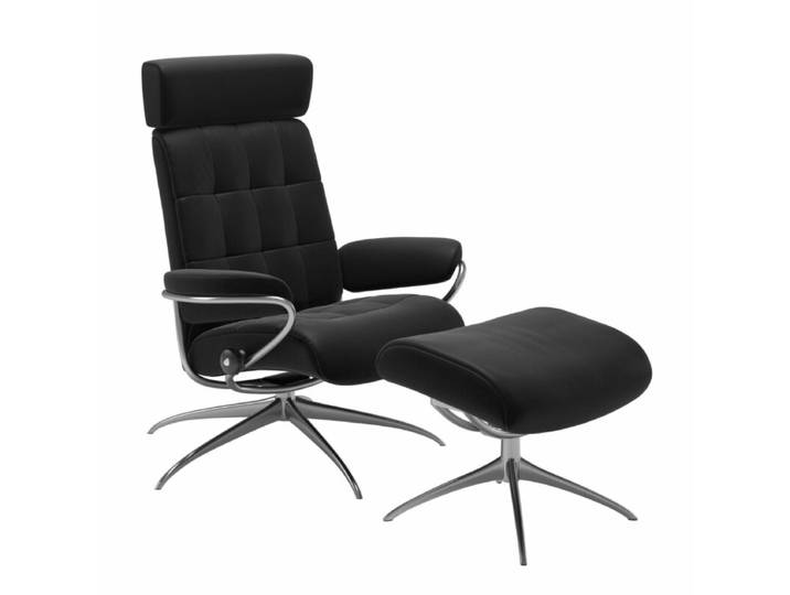 Stressless London Sessel Low Back Star mit Hocker und Kopfstütz
