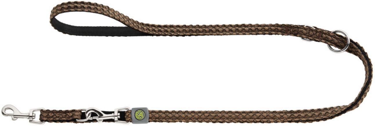 Hunter Guinzaglio da Passeggio Regolabile Hilo Marrone Riflettente 15/200