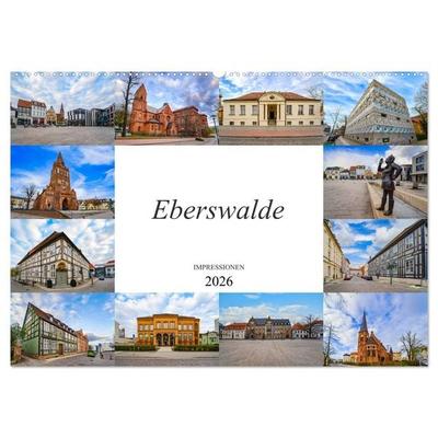 Eberswalde Impressionen (Wandkalender 2026 DIN A2 quer), CALVENDO Monatskalender