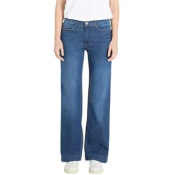 MAC Wide Leg Jeans in Fashion-Blue mit Bügelfalte-D42 / L34